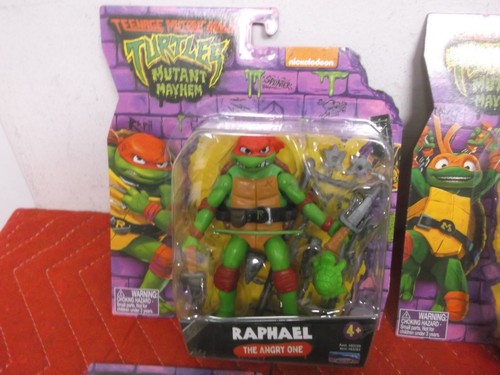 TMNT MUTANT MAYHEM 4 FIGURE SET NEW 2023 ON CARD PLAYMATES TOYS 5" NICKELODEON - Picture 2 of 23
