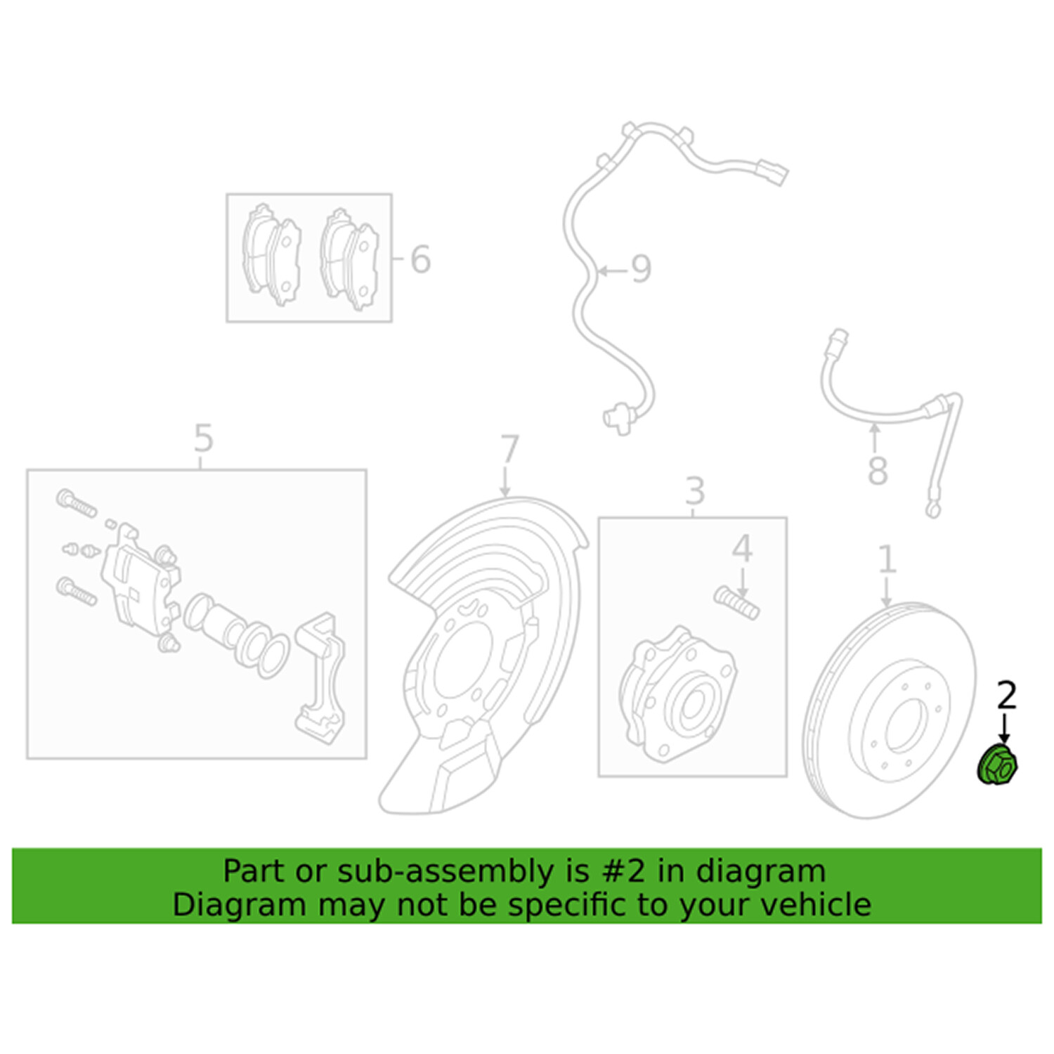 Genuine OEM Axle CV Joint Nut for Infiniti Q50 Q60 Q70 Q70L QX50 QX55
