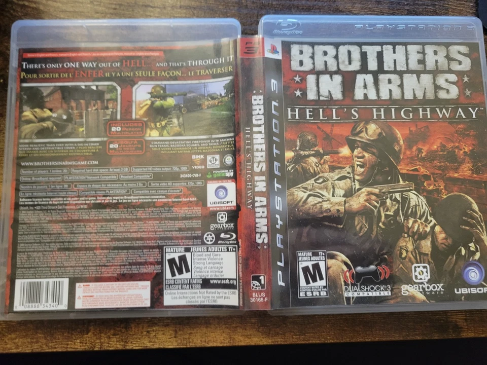 Brothers In Arms: Hell's Highway- PS3- CIB- Tested and Working - Image 3 of 3