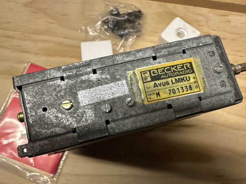 Becker AVUS LMKU, Radio Autoradio, Porsche 911 G F, Volvo Oldtimer, NOS rar - Bild 5 von 7