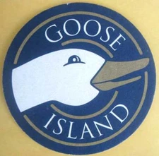 GOOSE ISLAND, Critically Acclaimed ... Beer COASTER, Mat, Chicago, ILLINOIS 2012
