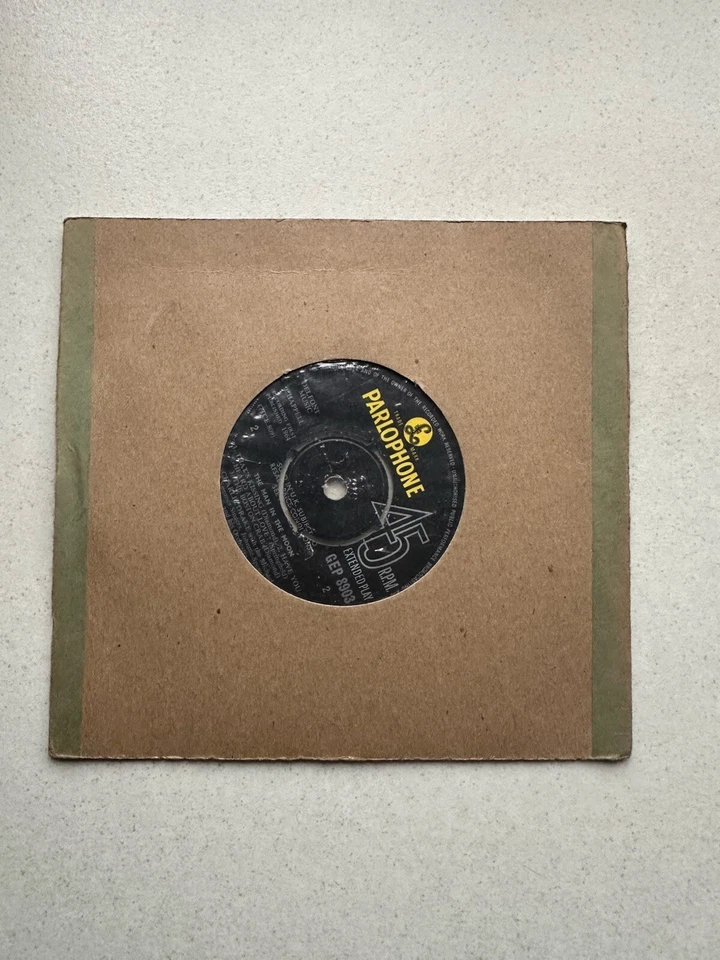 Charlie Drake - The Man In The Moon with Michael Sammes Singers. 7” Vinyl. G+ Foto 4 de 4