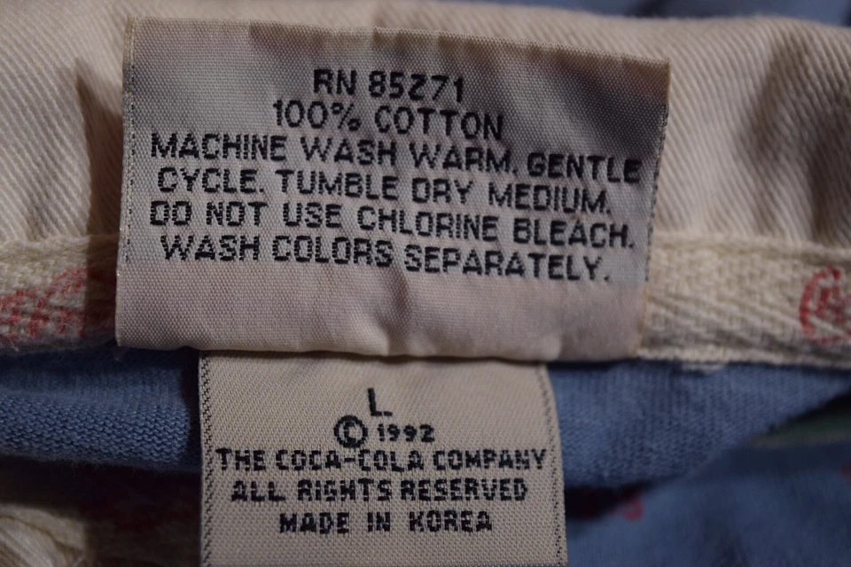 Vintage Rare 1990's Coca Cola Bottle Rugby Polo Shirt Short Sleeve Size Large - Image 3 of 4