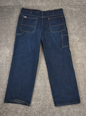 Big Mac Jeans Men 40x30 Blue Denim Carpenter Workwear Straight