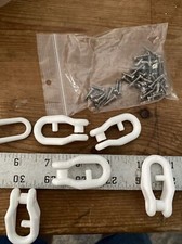Grillete de velero/tornillo inoxidable # A028, se adapta a todos los toboganes de vela y slugs NUEVO