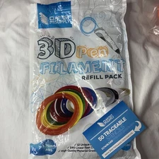 3D Artist Supply 3D Pen Filament Refill Pack 1.75 ABS with 10 colors