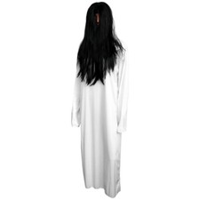 1 Set Ghost Bride Dress Halloween Horror Costume Cosplay Zombie for Girls