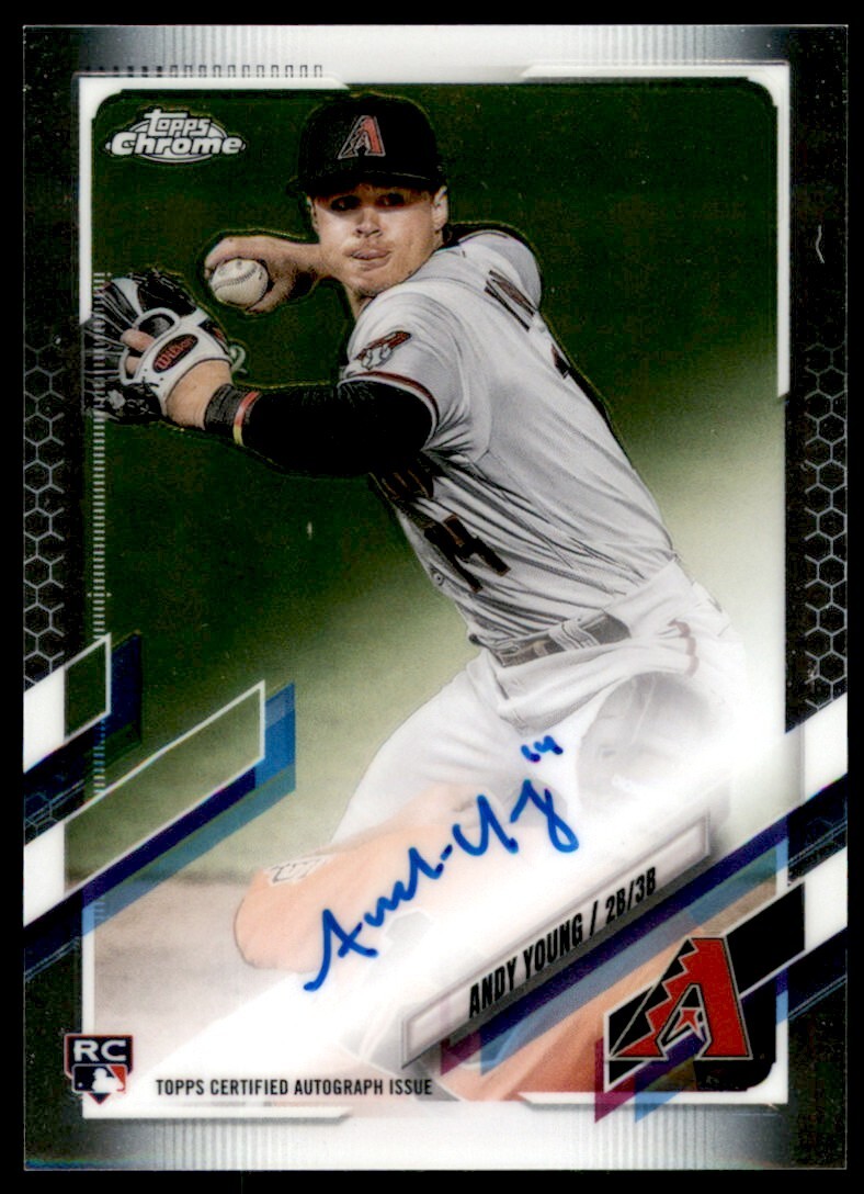 2021 TOPPS CHROME ANDY YOUNG ROOKIE AUTO ROOKIE #RA-AY