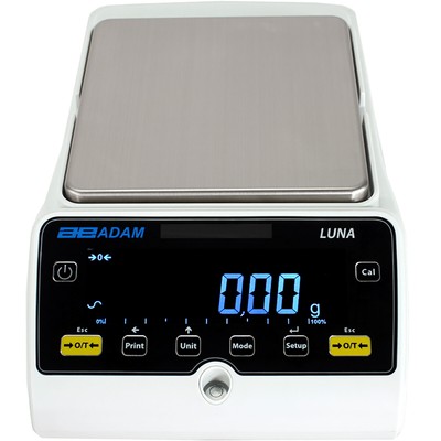 Adam Equipment Luna Precision Scale LTB 2602e, 2600 g Capacity x 0.01 g Accuracy