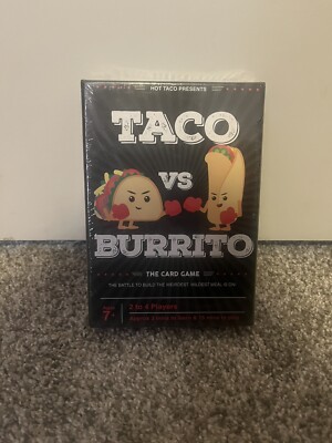 Taco Vs Burrito Gioco Di Carte Per 2-4 Giocatori - Età 7+ - Edizione Sigillata 2018 - Foto 3