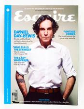 DANIEL DAY-LEWIS HANIF KUREISHI JAVIER BARDEM MARTIN PARR & WINE Esquire magzine