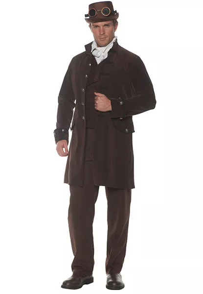 Steampunk frock shop coat