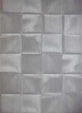Kitchen / Bathroom Wallpaper - Pale  Grey / Black  - 3D Tiling  - Washable Vinyl