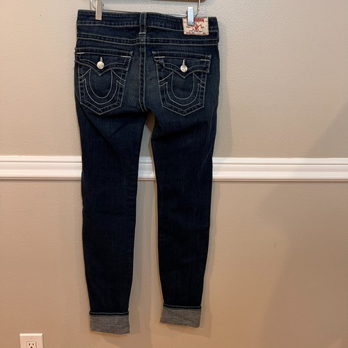 Y2K True Religion Julie Skinny Jeans with flapped pockets Size 30 - Picture 2 of 17