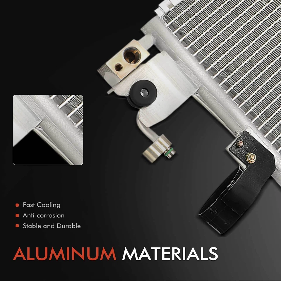 A/C Condenser with Bracket for Honda Passport Isuzu Rodeo 1998-2001 Amigo 98-00 - Image 2 of 4