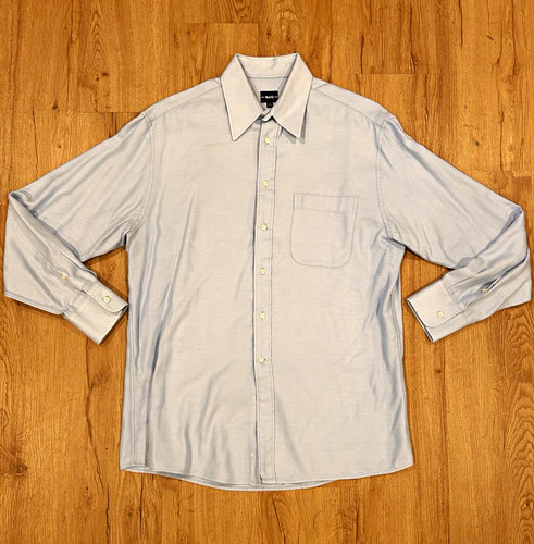 Giorgio Armani, Vtg 90’s Giorgio Armani “Mani” Light Blue Dress Shirt Point Collar 16 34/35
