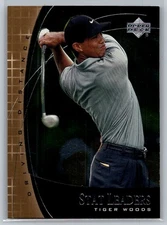 💎2001 Upper Deck Golf Stat Leaders #SL2 Tiger Woods 💎
