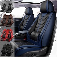For Honda Accord Car Seat Covers Full Set 5-seater Front Rear Leather Cushion