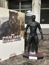 Black Panther Hot Toys 1 6 Scale Figure MMS363 Marvel Civil War Complete W Box