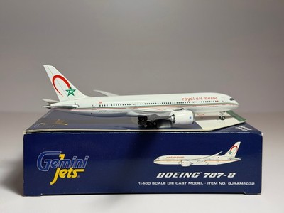 Boeing 787-8 Royal Air Maroc 1:400 Neuf (Neuf avec emballage d'origine