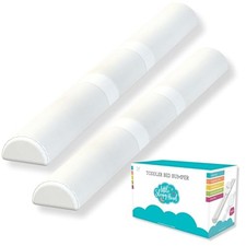 Toddler Bed Bumper Guard   Soft Foam Safety Bed Rail for Toddlers with 2 Pack