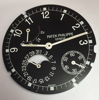 Patek Philippe 5085/1A Neptune Black Dial With Hands Set