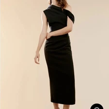 Bardot Elegant Black Off The Shoulder Dress