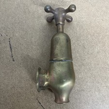 BRASS GLOBE TAPS COLD ANTIQUE ART DECO BRASS TAPS