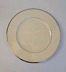 Lenox Montclair 3 Salad  Plates B501 Platinum Trim 8 1/4” Across — photo 2