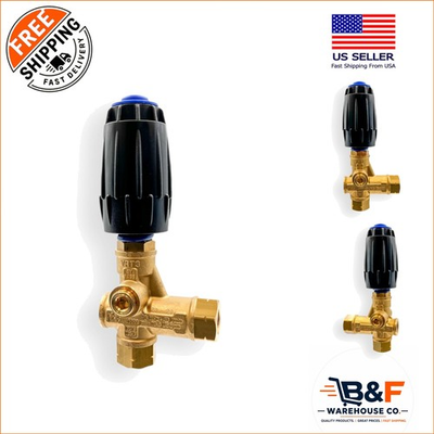 #ad MecLine VRT3 250 Pressure Washer Unloader 3650 PSI Brass Adjustable Knob $93.14