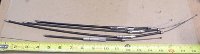 TRIUMPH BSA NORTON LOT OF 4 NEW LOWER THROTTLE OR CHOKE CABLES
