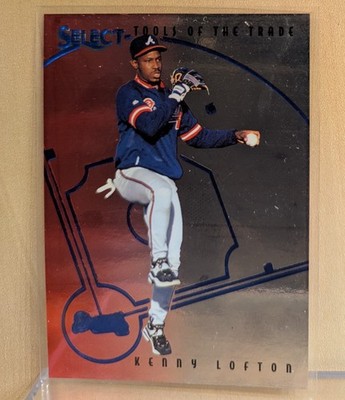 1997 Select TOOLS OF THE TRADE #11 Kenny Lofton Darin Erstad RARE RED INSERT