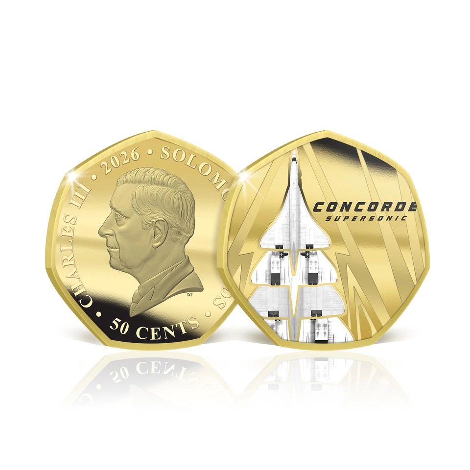 Juego Caja Monedas Oro Edición Limitada Concorde Nochebuena 40 Aniversario 2026 Foto 2 de 4