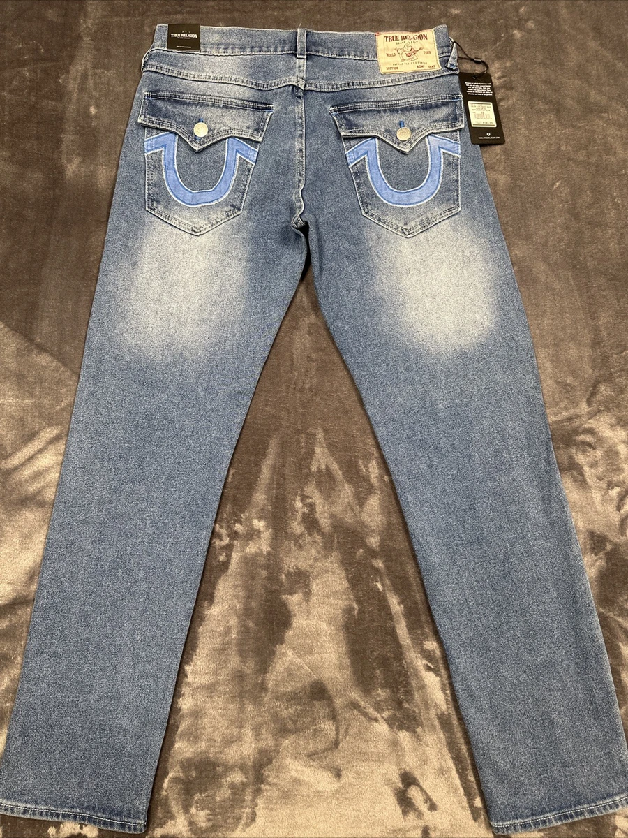 Las mejores ofertas en Vaquero ajustado True Religion Geno para