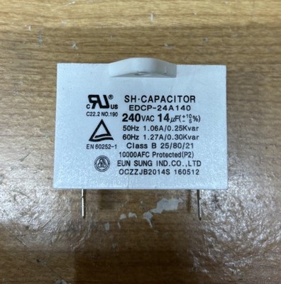 OEM Genuine LG Refrigerator Run Capacitor Assembly, Part #0CZZJB2014L