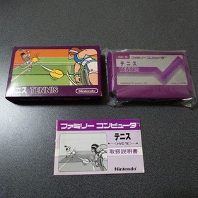Tennis Famicom software, good condition