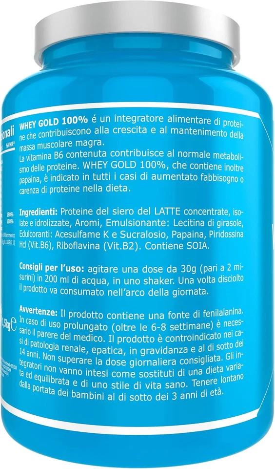 - Whey Gold 100% - Immagine 2 di 4