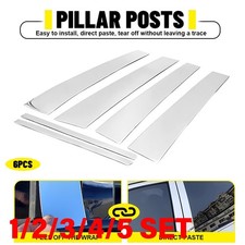 Chrome Exterior Door Window Pillar Post For Honda Accord Sedan 2008-2012 1-5set