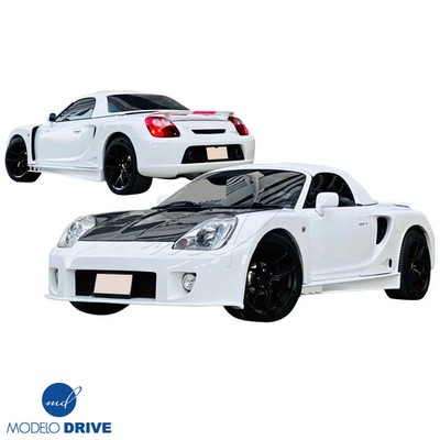 ModeloDrive FRP MCRA v1-Louver Wide Body Kit 8pc MRS for MR2