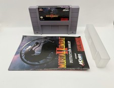 Mortal Kombat 2 (Super Nintendo SNES, 1994) Authentic w/Manual & Sleeve TESTED