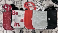 Lululemon Set of 5 Reusable Tote Shopper Bags