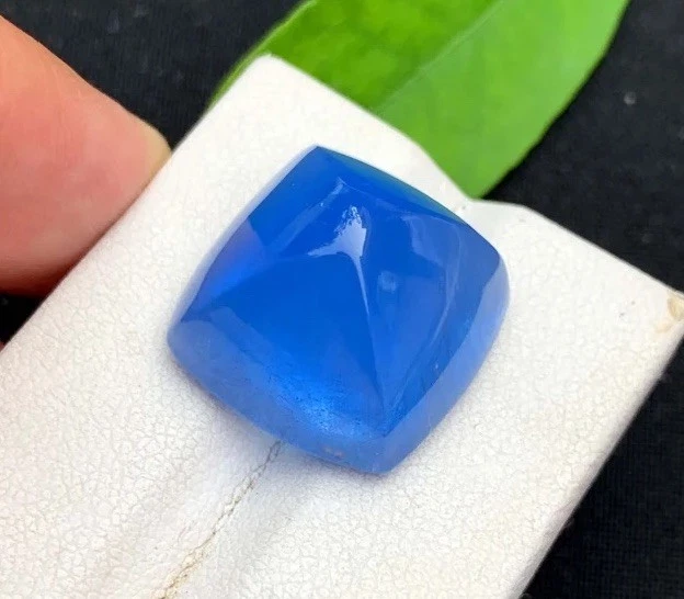 Top Grade Santa Maria Color Blue Aquamarine Cabochon Polished Stone For Jewelry - Image 3 of 4