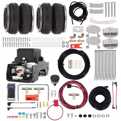 Federbalg + Wireless Kompressor Kontroller Kit for Toyota Hilux 4WD 2005-2015