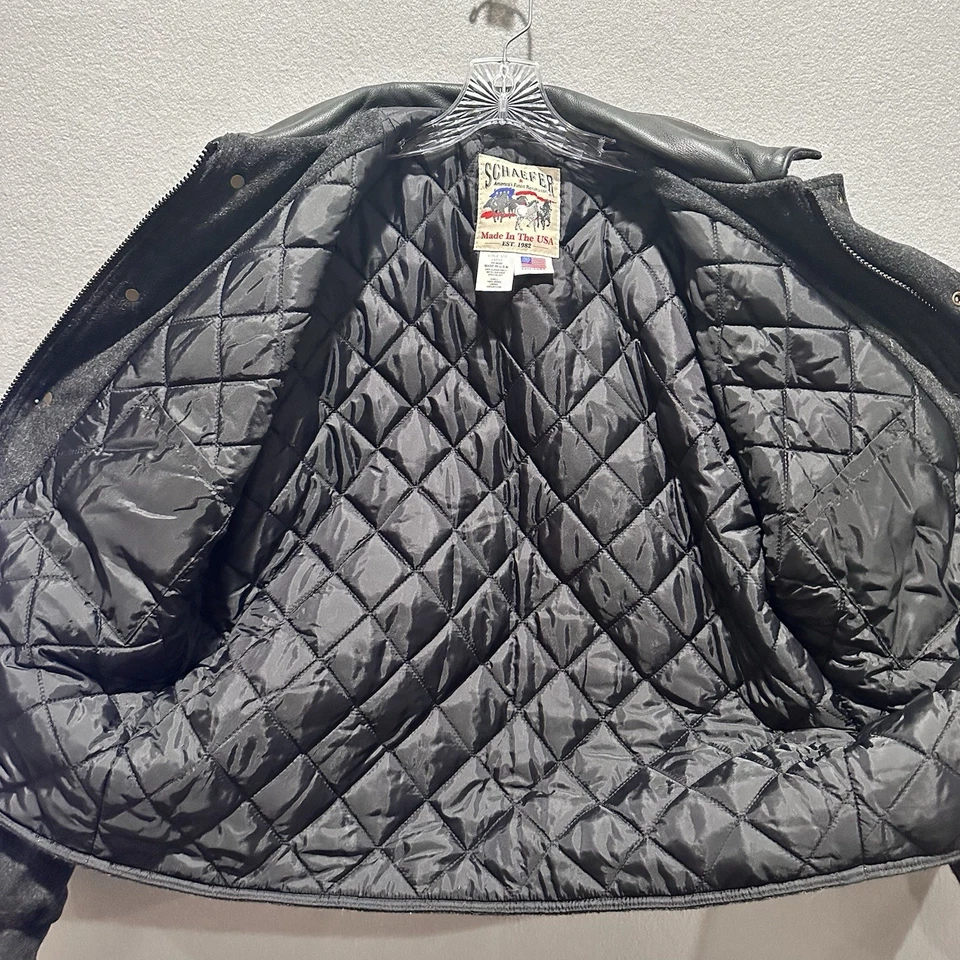 Schaefer Outfitter Men’s Summit Jacket Style 570 Size L Wool Bomber Coat - Image 4 of 4