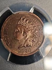 1890 INDIAN HEAD CENT NGC GRADED PF63RB BROWN NICE COIN 1C RED brown