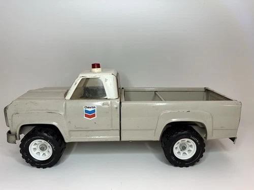 Vintage Tonka Chevron Service Dodge Pickup Truck, Toy In Nice Shape! See Photos!