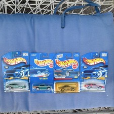 Hot Wheels Lot of 4 Diecast 1:64 Cars Unopened 57 Chevy Porsche 959