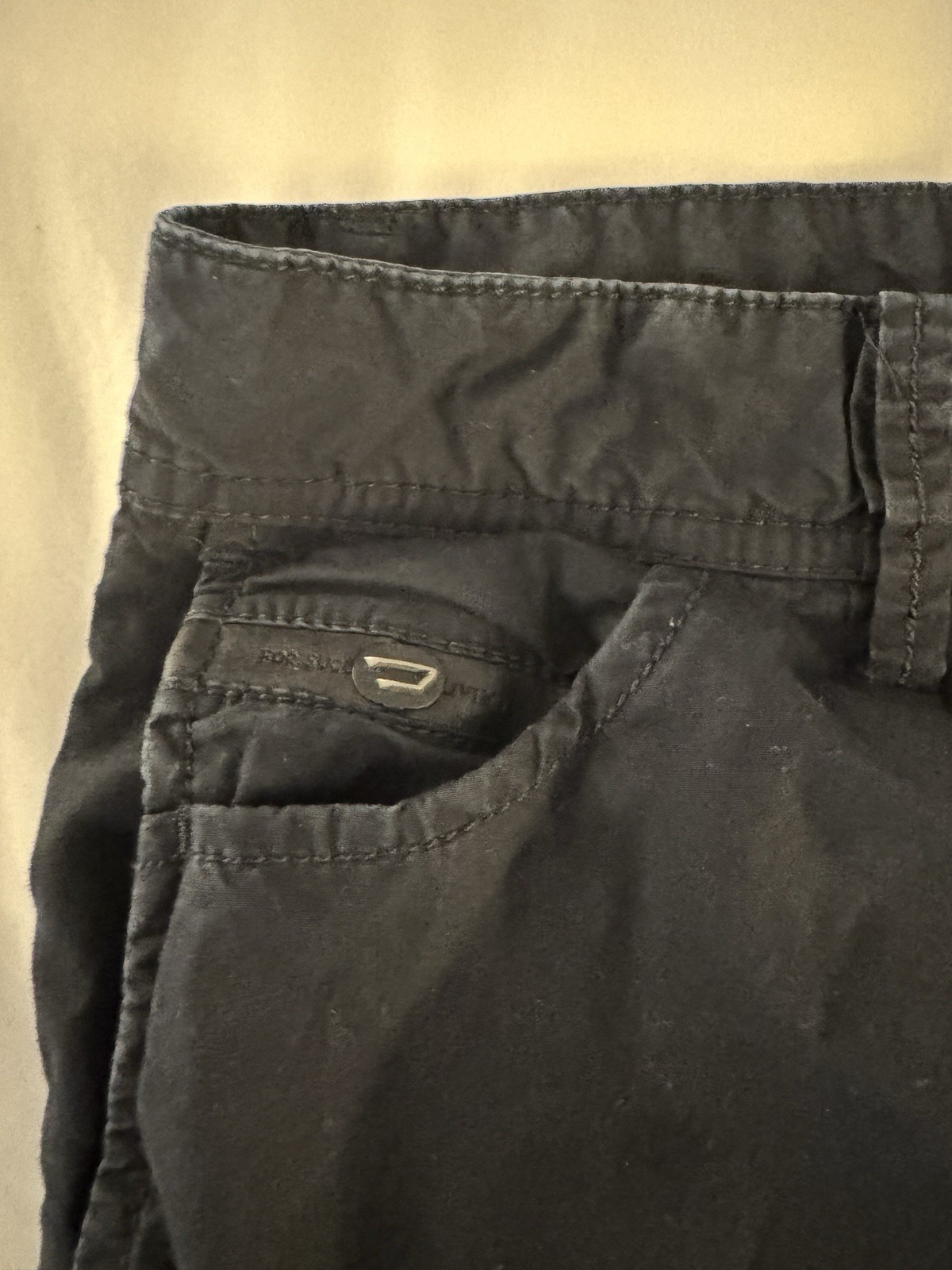 Diesel Black Cargo Shorts Size 31 thumbnail 4
