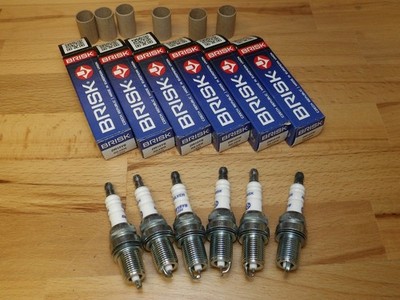 6x BRISK DR15YS-1 Spark Plugs fit: Nissan Cedric - 2.5/3.0 V6 - 1987 to 2004