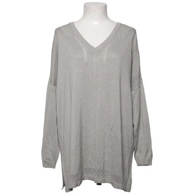 Object, pull en tricot, taille : S/M, gris, polyester/viscose, unicolore #Bnv - Photo 1/4